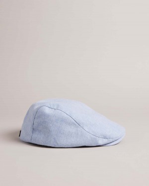 Ted Baker DRAKEE Płaskie Cap Lt-Blue | 56PQZVHTI