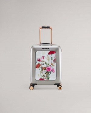 Ted Baker Gusto Wody Floral Small Trolley Case Szare | 67EXIPHUR