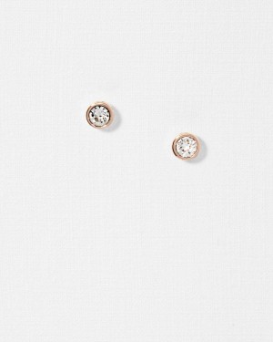 Ted Baker SINAA Crystal Stud Earring Clear | 49URMWTEC